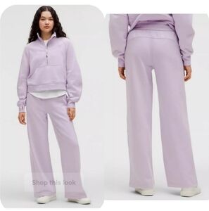 Lululemon Scuba Mid-Rise Wide-Leg Pant Regular | Lilac Ether | XL